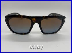 NEW TOM FORD TF1077 52F HAVANA BROWN SUNGLASSES 55-20-145mm NO CASE