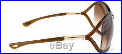 NEW TOM FORD WHITNEY TF9 FT0009 SUNGLASSES 692 BROWN