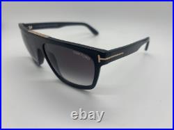 NEW Tom Ford Cecilio-02 TF628 01B Black Aviator Sunglasses 57-15-145mm NO CASE NEW Tom Ford Cecilio-02 TF628 01B Black Aviator Sunglasses 57-15-145mm NO CASE