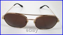 NEW Tom Ford Delilah FT 758 Navigator Aviator Rose Gold Sunglasses With Case
