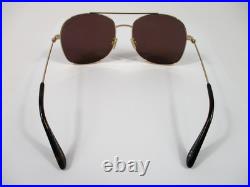 NEW Tom Ford Delilah FT 758 Navigator Aviator Rose Gold Sunglasses With Case