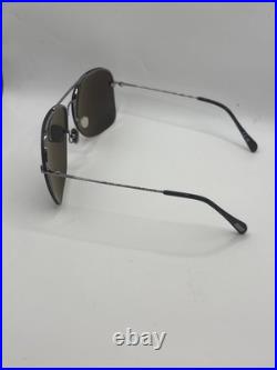 NEW Tom Ford FT 0883 Sunglasses 12A Mackenzie Shiny Dark Ruthenium AUTHENTIC