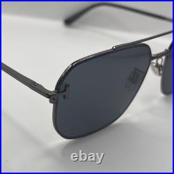 NEW Tom Ford FT 1249K Sunglasses 08A Shiny Gunmetal 100% AUTHENTIC