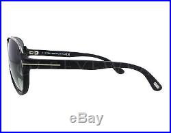 NEW Tom Ford FT0334-02W TF 334 Dimitry Matte Black Blue Gradient Sunglasses