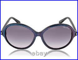 NEW Tom Ford FT0343-83F Purple Sunglasses