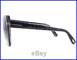 NEW Tom Ford FT0390 01B TF 390 Black / Grey Gradient Sunglasses