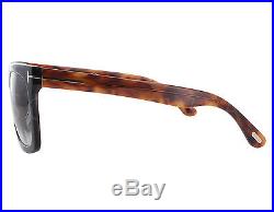 NEW Tom Ford FT0513-05B Morgan Black Havana / Gradient Smoke Sunglasses