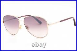 NEW Tom Ford FT0823-CLARK 28U Shiny Rose Gold Sunglasses