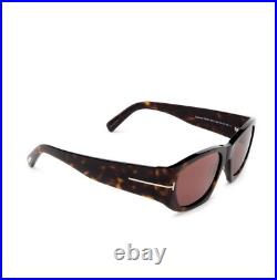 NEW Tom Ford FT0987-52S-53 Dark Havana Sunglasses