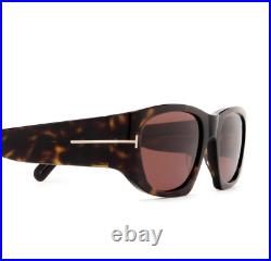 NEW Tom Ford FT0987-52S-53 Dark Havana Sunglasses