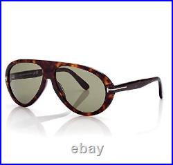 NEW Tom Ford FT0988-52N-60 Dark Havana Sunglasses