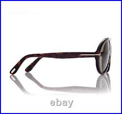 NEW Tom Ford FT0988-52N-60 Dark Havana Sunglasses