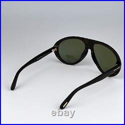 NEW Tom Ford FT0988/S CAMILLO-02 52N Dark Havana Green Pilot Unisex Sunglasses