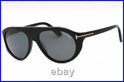 NEW Tom Ford FT1001-01A shiny black Sunglasses