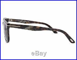 NEW Tom Ford FT500 52N Andrew Dark Havana / Grey Sunglasses