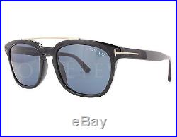 NEW Tom Ford Holt FT0516 001A Black / Grey Sunglasses