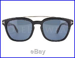 NEW Tom Ford Holt FT0516 001A Black / Grey Sunglasses