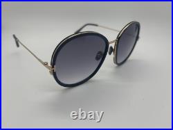 NEW Tom Ford Hunter-02 TF946 01B Black Round Sunglasses 58-18-140mm NO CASE