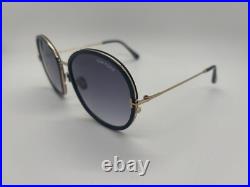 NEW Tom Ford Hunter-02 TF946 01B Black Round Sunglasses 58-18-140mm NO CASE