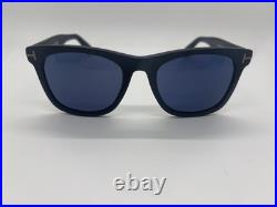 NEW Tom Ford Kevyn TF1099 02V Matte Black Sunglasses 52-19-145mm NO CASE