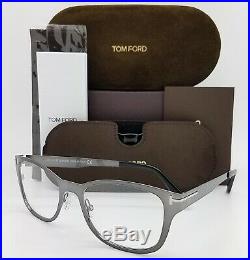 NEW Tom Ford RX Frame TF5474 12A 53mm Gunmetal AUTHENTIC Clip On Grey Sunglasses