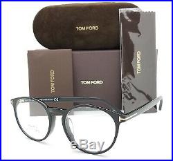 NEW Tom Ford RX Prescription Glasses Black Asian Fit TF5524 F/O 001 52mm Round