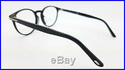 NEW Tom Ford RX Prescription Glasses Black Asian Fit TF5524 F/O 001 52mm Round