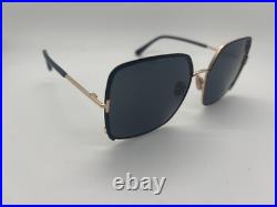 NEW Tom Ford Raphaela TF1006 02A Black Square Sunglasses 60-18-135mm NO CASE
