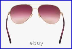NEW Tom Ford Sunglasses Clark FT823 28U 59mm Rose Gold Pink Gradient Bordeaux NEW Tom Ford Sunglasses Clark FT823 28U 59mm Rose Gold Pink Gradient Bordeaux