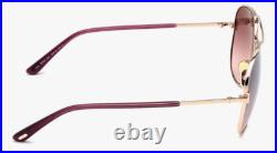 NEW Tom Ford Sunglasses Clark FT823 28U 59mm Rose Gold Pink Gradient Bordeaux NEW Tom Ford Sunglasses Clark FT823 28U 59mm Rose Gold Pink Gradient Bordeaux