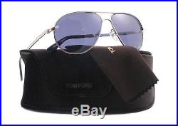 NEW Tom Ford Sunglasses TF 144 Silver 18V MARKO Men Aviator 58mm