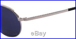 NEW Tom Ford Sunglasses TF 144 Silver 18V MARKO Men Aviator 58mm