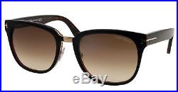 NEW Tom Ford Sunglasses TF 290 Black 01F Rock 55mm