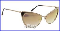 NEW Tom Ford Sunglasses TF 304 Gold 28G Nastasya 56mm