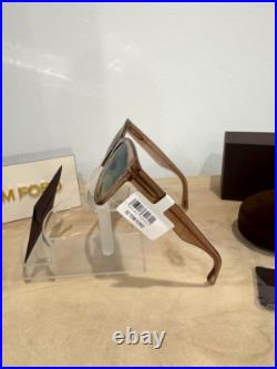 NEW Tom Ford Sunglasses Wallace FT0870 45P Transparent Brown Gradient Green NEW Tom Ford Sunglasses Wallace FT0870 45P Transparent Brown Gradient Green