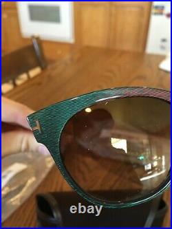 NEW! Tom Ford Women's sunglasses Cat Eye FT0330 Saskia Green