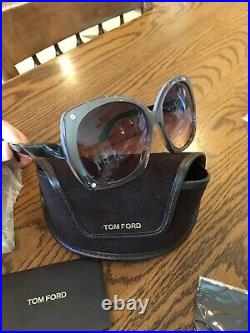 NEW! Tom Ford Women's sunglasses Cat Eye FT0362 Gray Frames