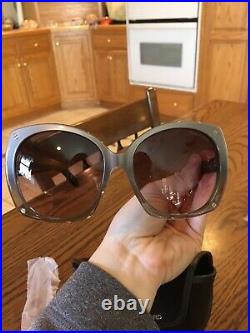 NEW! Tom Ford Women's sunglasses Cat Eye FT0362 Gray Frames