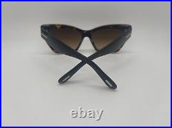 NEW Tom Ford Wyatt TF871 52F Dark Havana Cat Eye Sunglasses 56-15-140mm NO CASE NEW Tom Ford Wyatt TF871 52F Dark Havana Cat Eye Sunglasses 56-15-140mm NO CASE