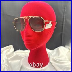 NWT TOM FORD HUCK Brown Tortoise Gold Green Lenses Sunglasses. # IF2677862. Italy
