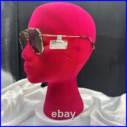 NWT TOM FORD HUCK Brown Tortoise Gold Green Lenses Sunglasses. # IF2677862. Italy