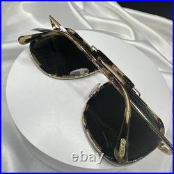 NWT TOM FORD HUCK Brown Tortoise Gold Green Lenses Sunglasses. # IF2677862. Italy