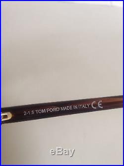 NWT Tom Ford Tyler Acetate Oval Frame Blue Tempered Lense Sunglass 60 mm FT0398