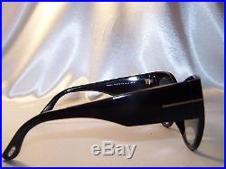 New Authentic Tom Ford Anoushka TF 371 col 01B Cat Eye Sunglasses