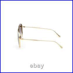 New Authentic Tom Ford Charles FT0853/S 30B Aviator Sunglasses