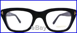 New Authentic Tom Ford FT5178 TF5178 001 Shiny Black Plastic Eyeglasses 50mm