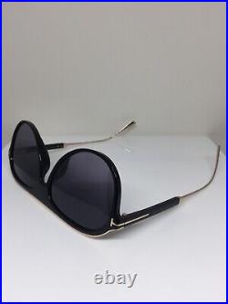 New Authentic Tom Ford TF 624 Nicholai-02 Sunglasses C. 01C Shiny Black Sunglass