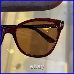 New Ft0844/s 68e Tom Ford Ani Tf844 68e Women Red Sunglasses