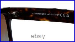 New TOM FORD Alberto TF1077 ECO 52F Havana Sunglasses 55-20-145mm Italy