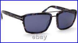 New TOM FORD Anders TF 780 55V Blue Havana Sunglasses 58-17-140mm Italy